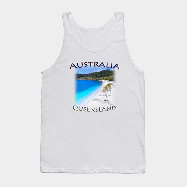 Australia, Queensland - Fraser Island Tank Top by TouristMerch